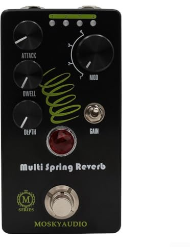 Zoegneer Guitar Reverb 4 Modi Pre Delay Range Guitar Reverb Pedal Vintage Voiced