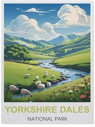 Yorkshire Dales，Puzzle 1000 Pieces Of paper Puzzles Suitable For Adults Children Families Stress Relief Puzzle Games（38x26cm）-BJ12