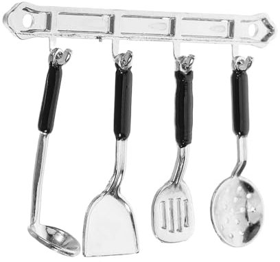 SHINEOFI 1 Set Di Accessori Da Cucina In Miniatura Per Casa Delle Bambole Set Di Stoviglie Per Casa Delle Bambole Forniture Per Cucinare In Miniatura Utensili Da Cucina In