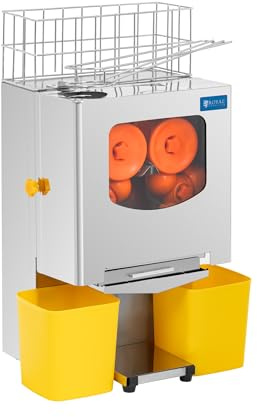 Royal Catering Exprimidor de naranjas eléctrico semiautomático 120 W 20 naranjas/min - Royal Catering Exprimidora eléctrica Exprimidor de cítricos Prensa para naranjas Prensa para zumo