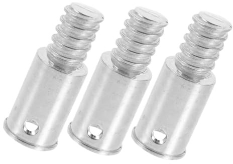 Yardwe 3 Stück Aluminium Gewinde Verbinder 19mm Für Besenstiele Und Teleskopstangen Feste Gewindeverbindung Verstellbar Langlebig Zubehör Für Mopp Und Besenstielhalterungen Vielseitig Einsetzbar