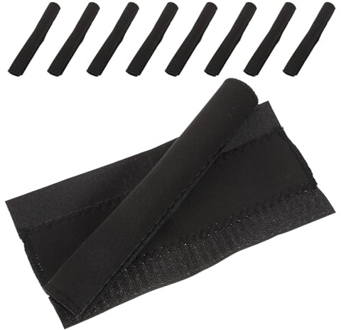 Gogogmee Protector de Cadena para Bicicleta 10 Piezas Cinta Adhesiva para Cuadro de Bicicleta Negra Funda Resistente para Protección contra Barro y Vibraciones Adecuado para Ciclismo de