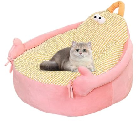 Generico Kattbäddssoffa, mjuk plysch soffa för hundar och katter - Inomhusmöbler utomhus för säng med design för vardagsrum trädgård
