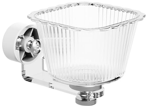 Jiwyunlu Alimentador para Jaula De Aves | Bowl de Alimentación Transparente Antivuelco | Plato para Alimento de Pájaros,de Jaula Cacatúa, Conuro, Periquito, Pinzón y Agapornis
