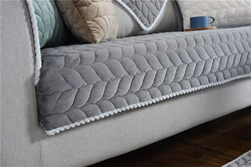 Samt L-Förmige Sofabezug Sofahusse L U Form Rechts Links Couchbezug Grau Sofabezüge Für 1 2 3 4 Sitzer Elastische Couch Bezug Beige Sofa Überzug Ecksofa Sofa Hussen Abdeckung ( Color : #11 , Size : 11