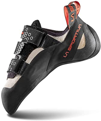 LA SPORTIVA Scarpette Arrampicata Miura VS, White-Cherry Tomato, EU 39