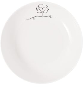 Villeroy & Boch Statement Lines Cuenco Plano Family, ⌀18 Cm, Porcelana Premium, Blanco