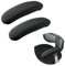 heavenlife 1 Par Fundas de Reposabrazos Extraíbles, Protector de Brazo de Silla Poliéster, Silla Reposabrazos Cubierta Deslizante, Silla Protector Reposabrazos para Oficina (Negro) (Negro)