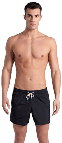ARENA Men's Team Stripe Beach Short Solid Short de Playa Hombre (Pack de 1)