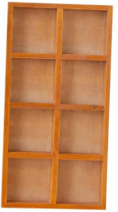 Amosfun 1 Stück Box Aufbewahrungskiste retro Küchenschrankdekor hölzern Lagerregale Vintage-Dekor Desktop-Gehäuse diverse Organizer Haushalt Schließfach Aufbewahrungsschrank schmücken Holz