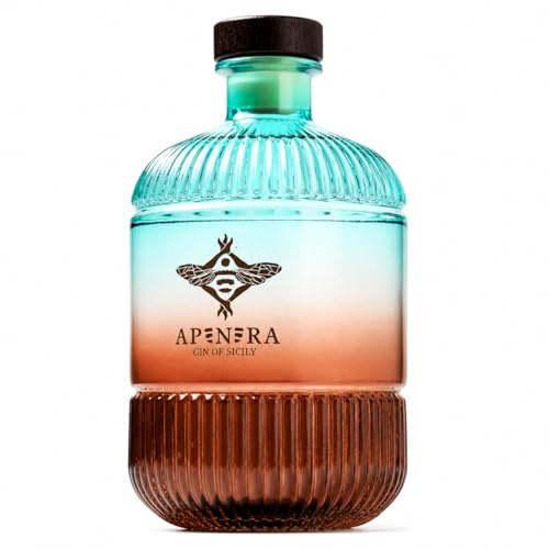 APENERA GIN | London Dry Gin Siciliano Fruttato e Speziato con Ginepro, Coriandolo, Scorze di Limone e Arancia | Vol. 40% 70cl