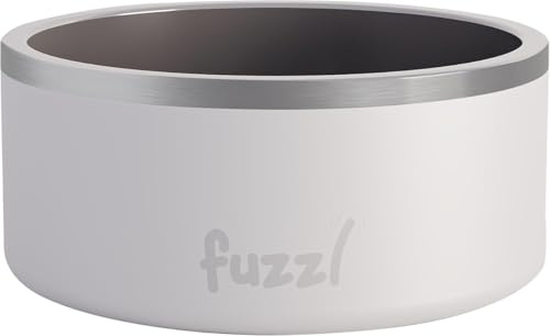 Fuzzl Titan Gamelle Isotherme - 20 cm - Blanc Mat
