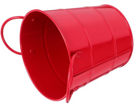 Poubelle de Comptoir Rouge Organiseur de Bureau Multifonction