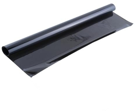Cabilock Auto Tönungsfolie Fenster Schwarz Pet 6m X 50cm für Sonnenschutz | Blendung, Reflektiert Wärme, Schützt Polster und Kunststoffe, für Klare Sicht im Innenraum