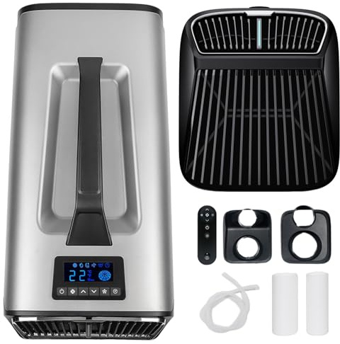 Climatiseur De Camping 4 En 1, Climatiseur Mobile, Trois Vitesses De Vent Réglables, Refroidissement 5 200/6 000 Btu, 4 Modes De Fonctionnement, Déshumidification Sans Drainage,IOG-1-Silver