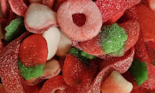 Mix bonbon fraise by sweet halal 1kilo pour vos occasions, fêtes et candy bar Un mélange de nos meilleures bonbons goût fraise