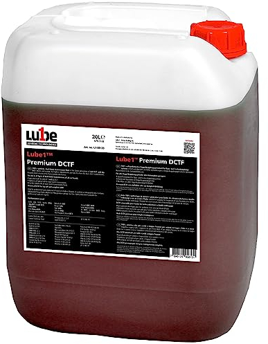 Lube1 Premium DCTF Fluid 20L I Premium DCTF Getriebeöl I Speziell entwickelt für Doppelkupplungsgetriebe I 100% vollsynthetisches Hydrauliköl