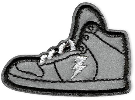 Prym 923217 Applikation Reflex selbstklebend/aufbügelbar Turnschuh silber