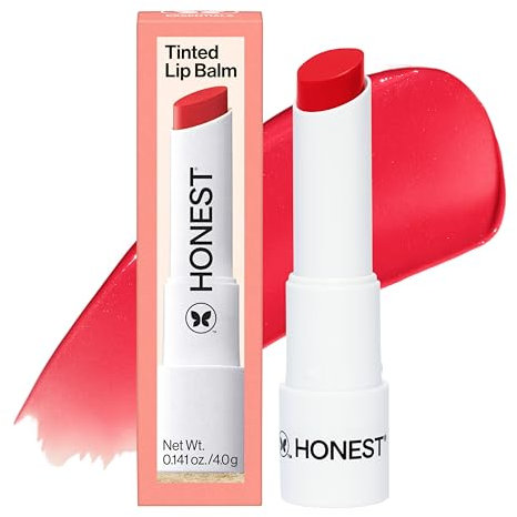Tinted Lip Balm - Blood Orange by Honest for Women - 0.141 oz Lip Balm