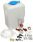 Carrfan Kit Serbatoio Pompa lavavetri Universale Pompa 12V 1.8L Serbatoio Sistema tergicristallo