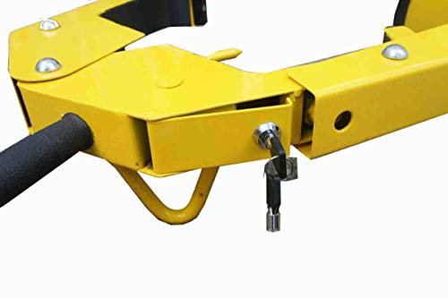 RS PRO Sabot de roue en acier jaune