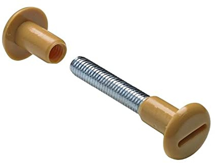 HKB® Verbindungsschraube M6 45-54mm beige 10 Stück