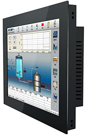 Moniteur Industriel avec écran Tactile résistif Panneau intégré PC Moniteur (VGA(Non-Touch), 15 inch)
