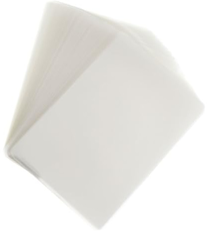 COHEALI 100 Fogli di Pellicola Plastificata Termica Trasparente per Laminazione Documenti e Foto, Resistente e Facile da Conservare, Formato Beige per Ufficio