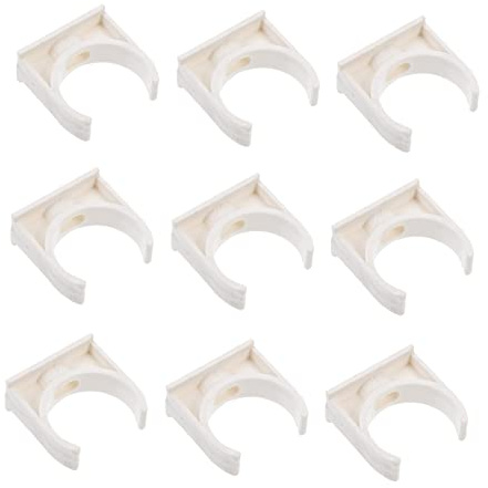 Veemoon 50pcs Water Clips for Hose PVC Pipe Card U-Shaped Buckles Strong Water Hose Clamps