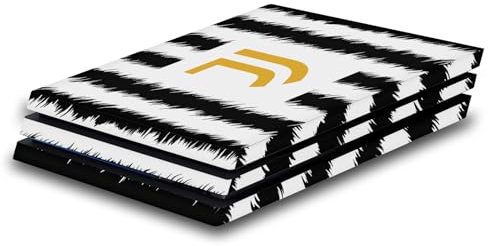 Head Case Designs Offizielle Juventus Football Club Home 2023/24 Match Kit Vinyl Haut Gaming Aufkleber Abziehbild Abdeckung kompatibel mit Sony PlayStation 4 PS4 Pro Console