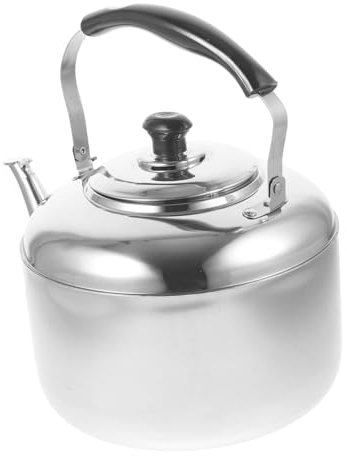 Bollitore da campeggio Bollitore per tè a foglie sfuse Riso Teiere giapponesi Bollitore per tè con manico Brocca per acqua da campeggio Teiera Zuppa calda Riscaldatore Filtro Bollitore in acciaio i