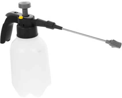 BESPORTBLE Vaporisateur de Jardin Double Buse 2l Tige Allongée Blanc – Arrosoir Petite Capacité pour Plantes en Pot Intérieur et Extérieur – Pulvérisateur Manuel à Pression Précis