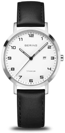 BERING Damen Uhr Quarz Movement - Titanium Collection mit Titan und Saphirglas 18634-404
