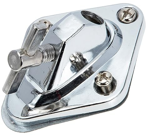 ifundom Base de Pata de Bombo y Fácil de Limpiar de Aleación Plata Soporte Resistente Almacenamiento Conveniente para Batería