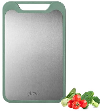 Planche à découper de cuisine, planche à découper pour cuisine, planche à découper en acier inoxydable, planche à découper multifonction, planche à découper antidérapante sur plan de travail pour