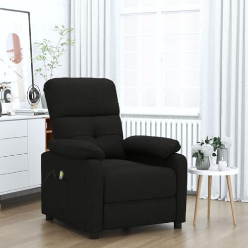 IKAYAA Massagesessel Relaxsessel Fernsehsessel mit Massagefunktion Massage Sessel mit Liegefunktion Wohnzimmer Liegesessel Verstellbar Bequem Relaxliege Massagestuhl