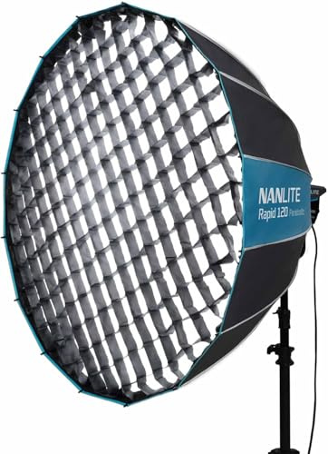 Nanlite Rapid 120 Boîte à lumière parabolique | Support Bowens (119,4 cm)