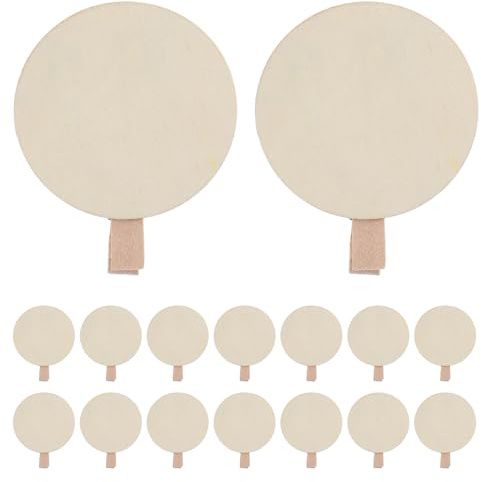 OATIPHO 50pièces Lot de Mini Pinces à Linge Bois Pinces Décoratives pour Tableau Liège Loisirs Créatifs et Étiquettes DIY