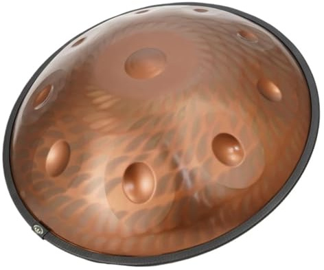 handpan, 432/440 Hz 9/10 Note D-Moll Zungentrommel aus Stahl, authentisches Handpan-Yoga,for Professional Performance(B Type 432hz 9 notes)