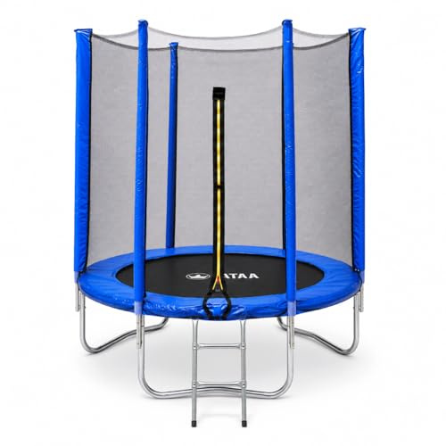 Cama elástica para niños ATAA 185 cm – Escalera, Triple Cierre