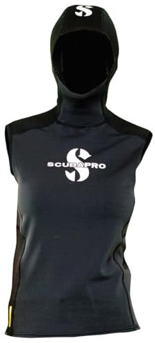 Scubapro Damen Hybrid Hooded Vest, schwarz