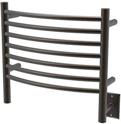 Amba Jeeves HCO Model H-Curved 7-Bar Hardwired Towel Warmer in Oil Rubbed Bronze