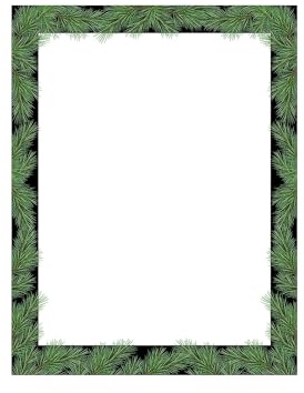 Great Papers! Christmas Pine Holiday Letterhead, 8.5 x 11, 80 sheets (2018009),Pink