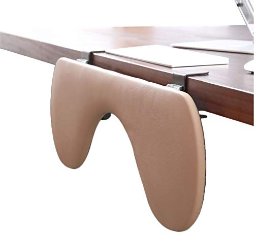 Tastaturauszug Faltbar Tastaturablage Unterarmstütze, Ergonomics Schreibtisch Tastatur Handgelenkauflage Armauflage Tabelle Mounted Armlehne Regal Elbow Ablageständer,Beige,Einheitsgröße
