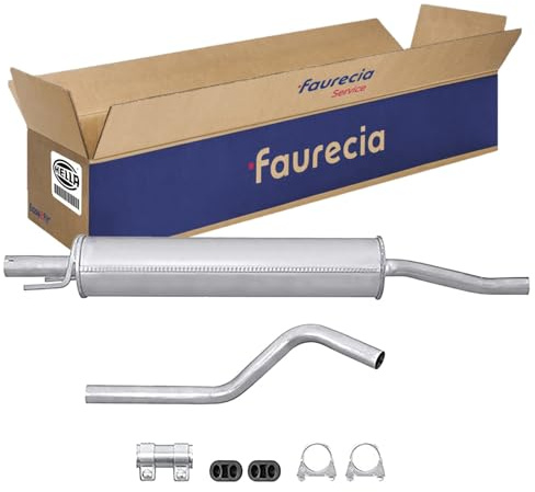 HELLA 8LC 366 024-741 Mittelschalldämpfer - Easy2Fit® Kit - mitte | Kompatibel mit: OPEL CORSA C