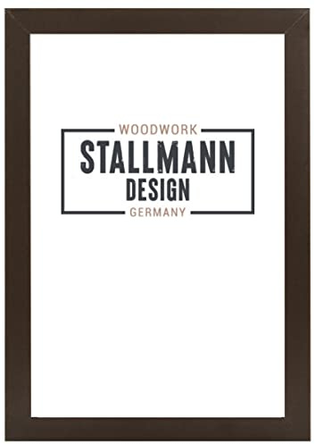 Stallmann Design SD Bilderrahmen mit Acrylglas-Antireflex, Rahmen new modern in 50x75 cm schwarz, zum vertikalen oder horizontalen Aufhängen