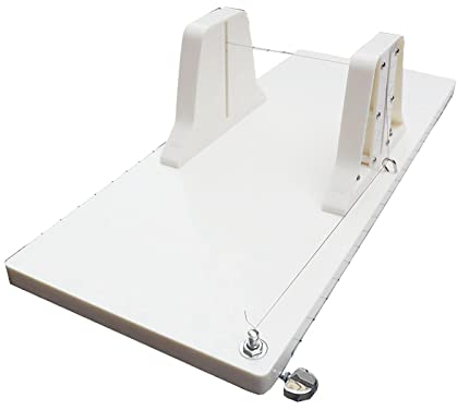 MagiDeal Poussez Le Coupe-Savon Appareils de Machine de découpe Moules à Bougies universels Outil de Coupe de Savon Robuste Rabot à Savon Biseau Fil Trancheuse