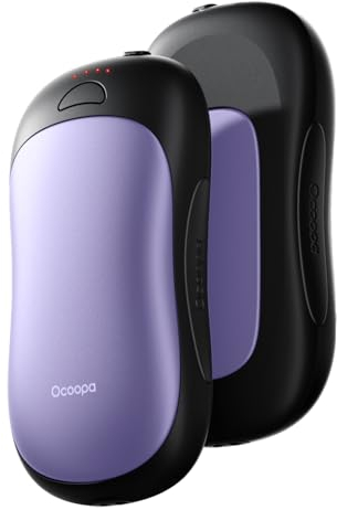 OCOOPA Handwärmer Elektrisch 2er Set, 10000mAh Taschenwärmer USB Powerbank, Wiederverwendbar, 4 Wärmestufen, Maximal 58°C, Technisches Geschenk für Männer, Ideal für Golf, Jagd und Camping, UT3 PRO