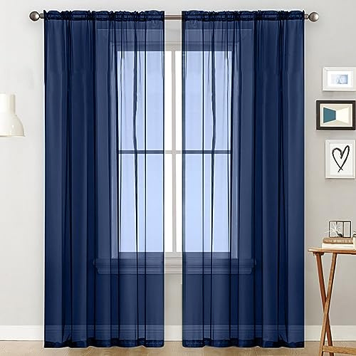 SPORTARC Tenda velata in tulle a rete, tende trasparenti scuro, tende a pannello, tende a pannello, drappeggio in voile per porta della stanza