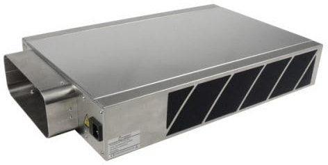 DOMAPLASMA® DP-IQS650/N330 Plasmafilter | 98 mm flache Sockelausführung | Umluft-Luftreinigungsfilter für private Dunstabzugshauben mit mind. 8lagigem Metallfettfilter | Art. IQS650
